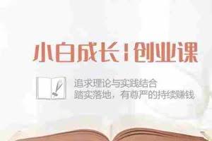（10603期）小白成长|创业课：追求理论与实践结合，踏实落地，有尊严的持续赚钱-42节