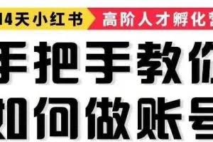 14天手把手教你如何做小红书账号，轻松靠小红书月赚10000+