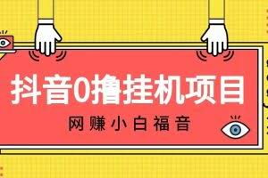 抖音全自动挂机薅羊毛，单号一天5-500＋，纯躺赚不用任何操作