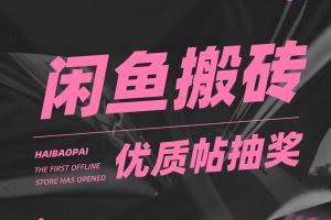 咸鱼优质帖搬砖，单号一天赚个二三十没问题 多号多撸。只要你不懒就能赚