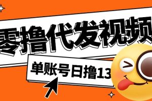 视频代发纯绿色项目，不用剪辑提供素材直接发布，0粉丝也能轻松日入50+