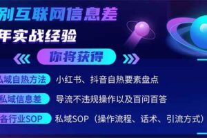 （14212期）2025最新流量玩法出炉，无视平台风控，小红书暴利引流打法，日引流1000＋