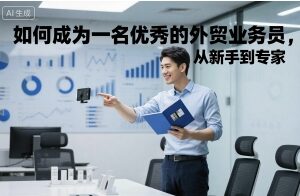 如何成为一名优秀的外贸业务员，从新手到专家