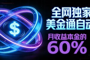 保本+躺赚60% | 美金合约，全网独一份的稳赚选择