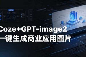 【Coze工作流搭建实操教程】coze+GPT-image2一键生成商业应用图片,全流程保姆级教学